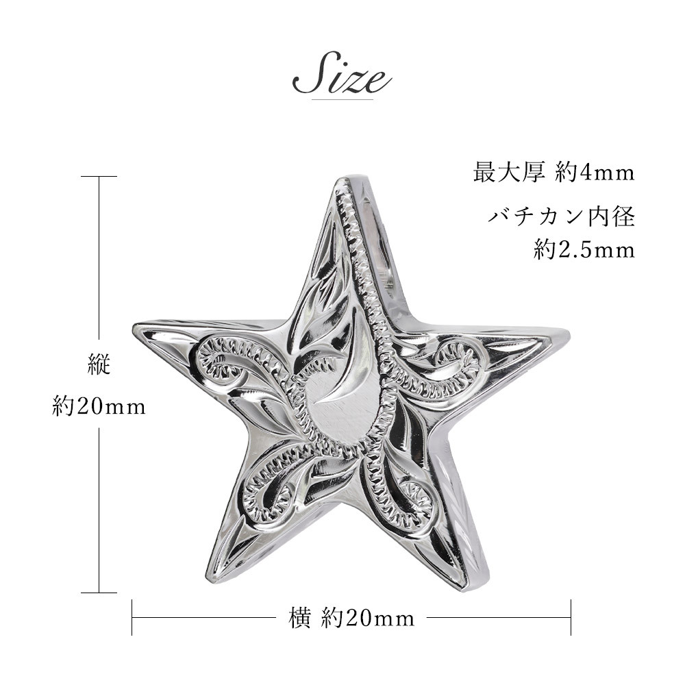 ハワイアンジュエリー ネックレス シルバー ネックレス 誕生石入れ可 スター 星 リバーシブル スクロール マイレリーフ シンプル シルバー925 ギフトラッピング可能 チェーン 長さ選べる プレゼント ハロウィン 【品番：CG-SP2505】