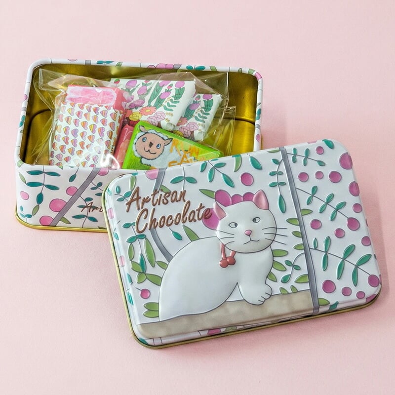第3世界ショップ Artisan ARTBOX mnr-0748 チョコレート　アートボックスオーガニック フェアトレード/かわいい/おしゃれ 人気/ミルク /パッケージ/アート/バレンタイン プチギフト プレゼント/お菓子/有機JAS認証/