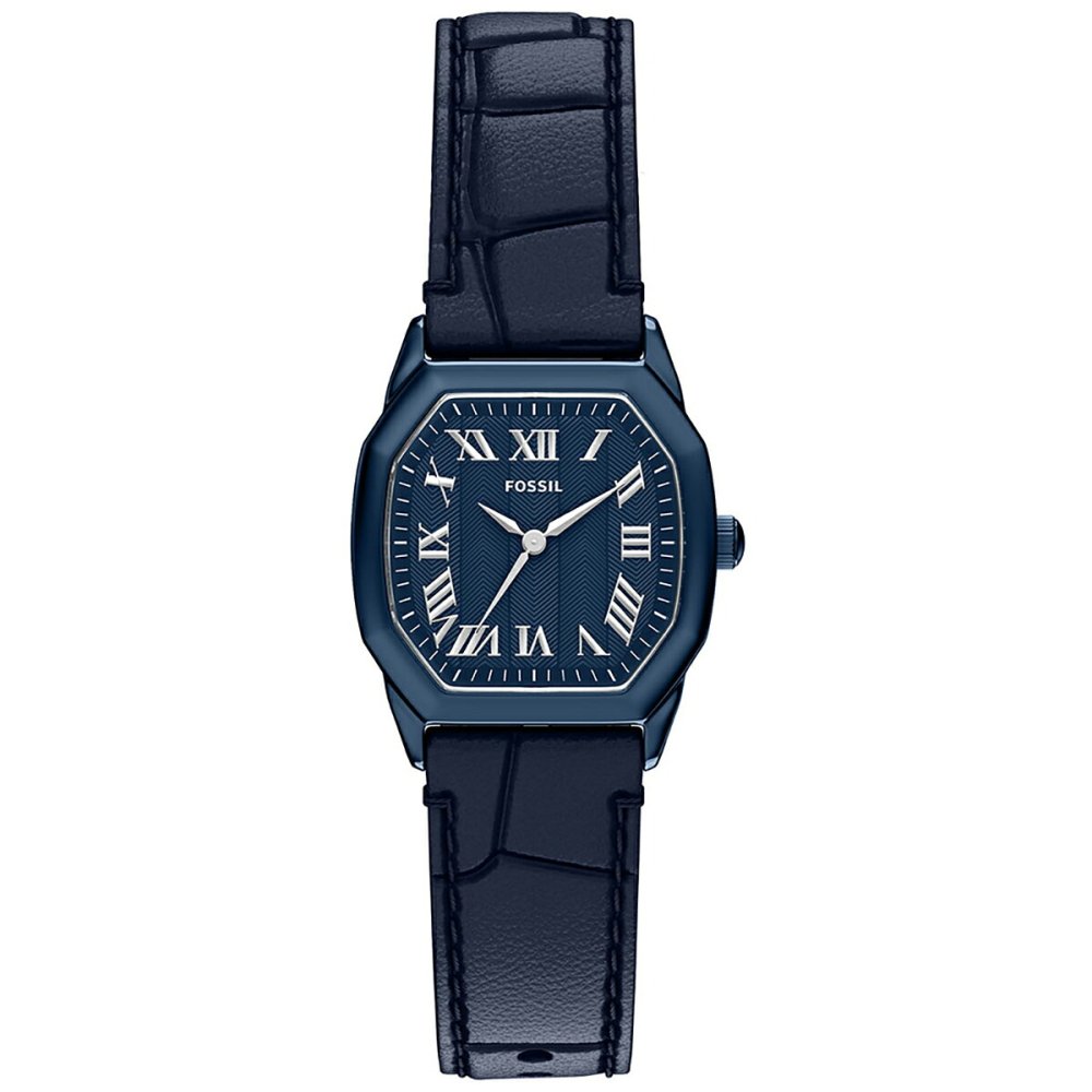 フォッシル FOSSIL 腕時計 レディース HARLOW 三針 ネイビー レザーウォッチ ES5481【2026 新作】