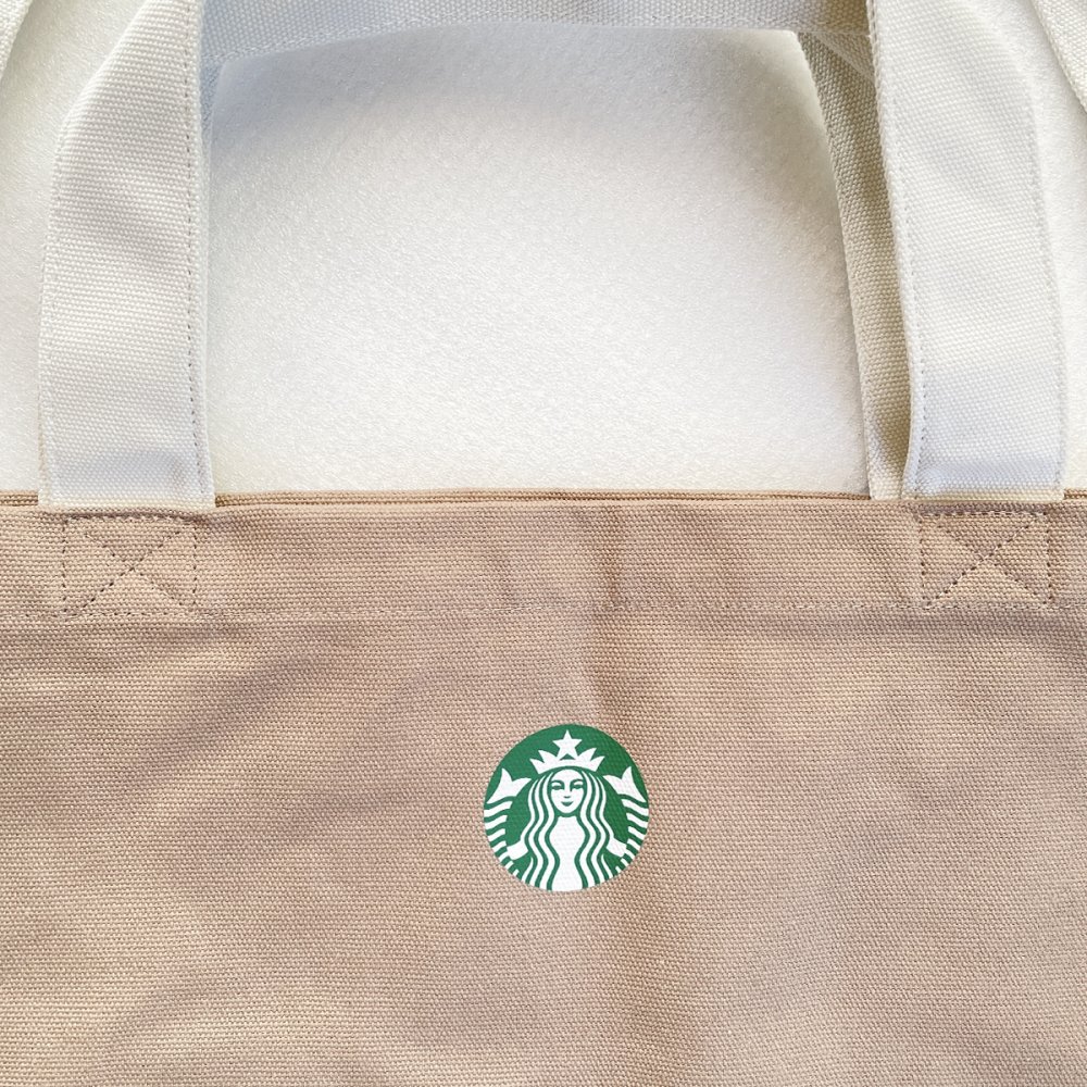 スターバックス ポケモン ピカチュウ トートバッグ ショルダーベルト付き コットン モカブラウン メンズ レディース スタバ コラボ コーヒーアドベンチャー STARBUCKS