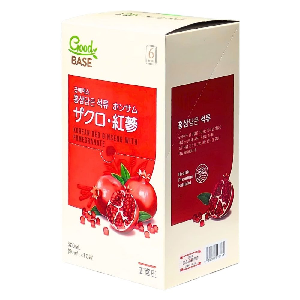 正官庄（グッドベース）ザクロと紅蔘　ドリンク　50ml× 30包　合成着色料不使用　人工香料不使用　実用的 プレゼント　清涼飲料水