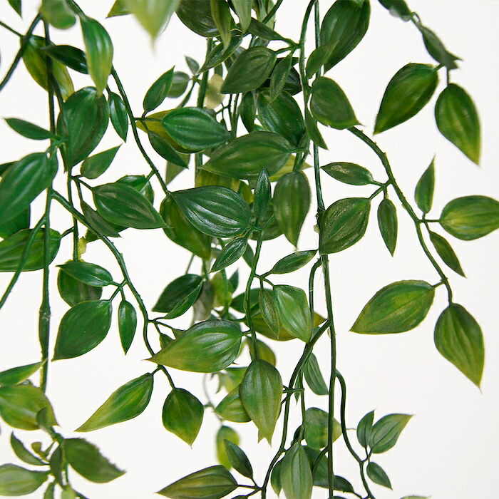 観葉植物 造花 フィカス シャングリラ BROWN 全長約74cm フェイクグリーン 高級 本物そっくり リアル おしゃれ 卓上 インテリア 人工観葉植物 アーティフィシャルグリーン 垂れ下がる つる オフィス 店舗 開店祝い 室内 リビング 玄関 トイレ 風水 フェイク
