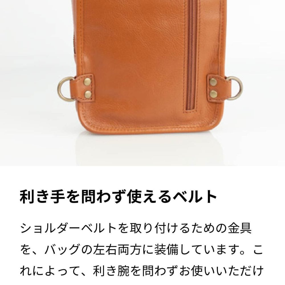 ボディバッグ メンズ 本革 ポーチ カバン 斜めがけ 誕生日 祝い ギフト ホワイトデー   男女兼用 左利きにも使いやすい CH-P123