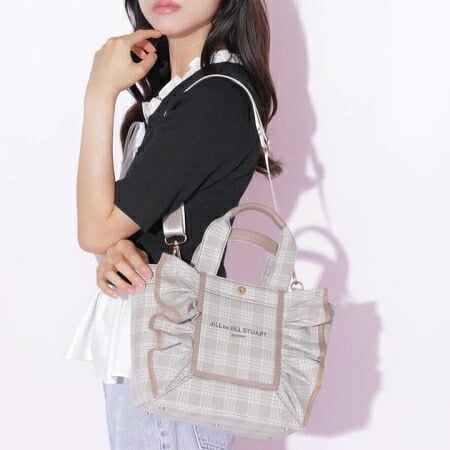 【無料ラッピング】 ジル バイ ジルスチュアート JILL by JILLSTUART トートバッグ ショルダーバッグ チェックフレームフリル 2way レディースブランド 正規品 新品 ギフト プレゼント 人気 おすすめ 誕生日 記念日 クリスマス 送料無料 jbj522397