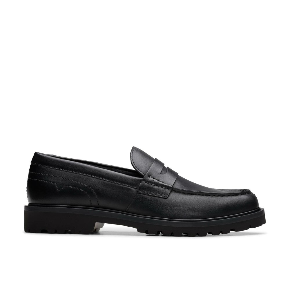 クラークス メンズ ローファー 本革 ブラック レザー 軽量 クラシック ベーシック EXTRALIGHT ペニーローファーClarks Berwick Lo 26183727