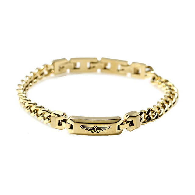 ポリス ブレスレット メンズ ブランド POLICE LAYERLOCK GB0082906 ゴールド アクセサリー