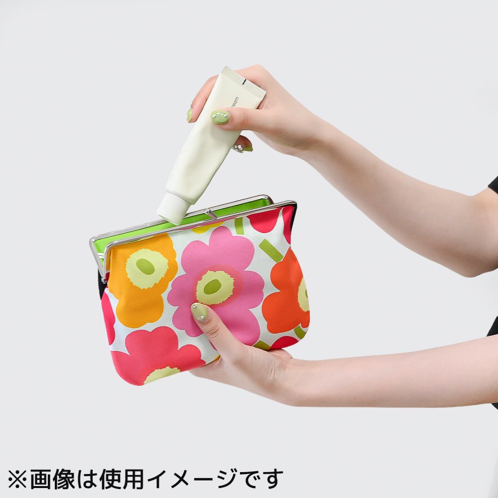 マリメッコ marimekko 小物入れ ポーチ コスメポーチ 化粧ポーチ ペンケース がま口 ミニ Unikko ウニッコ haivahdys プオリカス レッド ピンク 73821 073821 330 北欧雑貨 北欧デザイン 成人祝い ホワイトデー