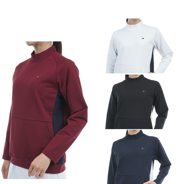 トミーヒルフィガー ゴルフ レディース ストレッチウォーム LSモックネックシャツ TOMMY HILFIGER GOLF THLA472 秋冬モデル お誕生日祝い お祝い 記念品 30代 40代 50代 60代 母の日 お母さん 還暦祝い 敬老の日 彼女 人気プレゼント プレゼント