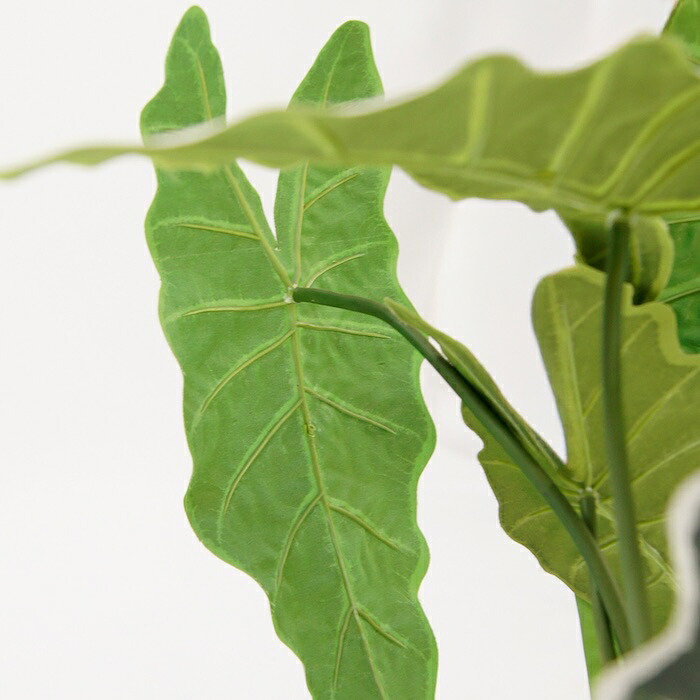 観葉植物 造花 アロカシア BROWN 全高約61cm 卓上・小型 フェイクグリーン 本物そっくり おしゃれ インテリア 人工観葉植物 アーティフィシャルグリーン オフィス 店舗 ホテル 開店祝い 室内 ミニ クワズイモ フェイク