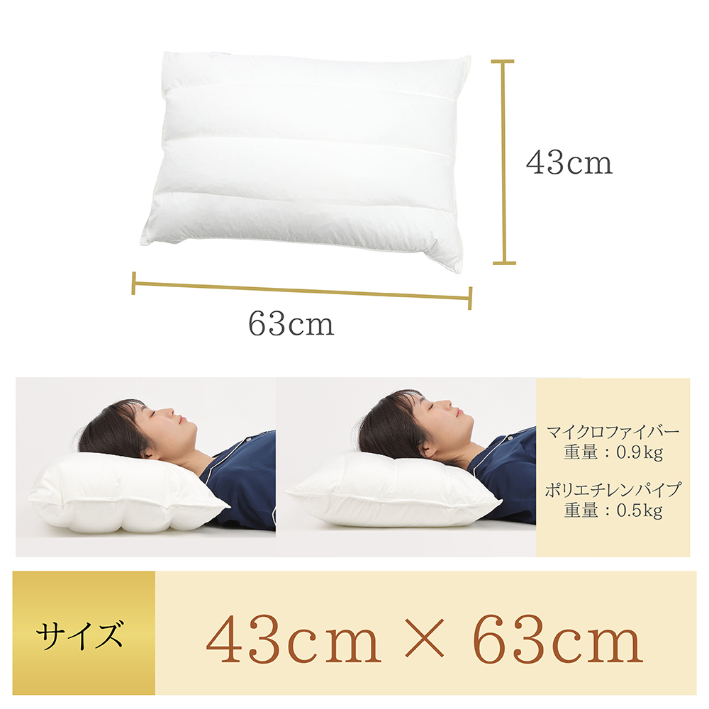 丸八真綿グループ 丸八 マルハチ 丸八真綿 ホテル仕様 マシュマロパイプ枕  43×63 Sleep Artist スリープアーティスト マシュマロパイマー枕 マイクロファイバー パイプ枕 まくら 旅館 有名ホテル チェーンホテル 送料無料
