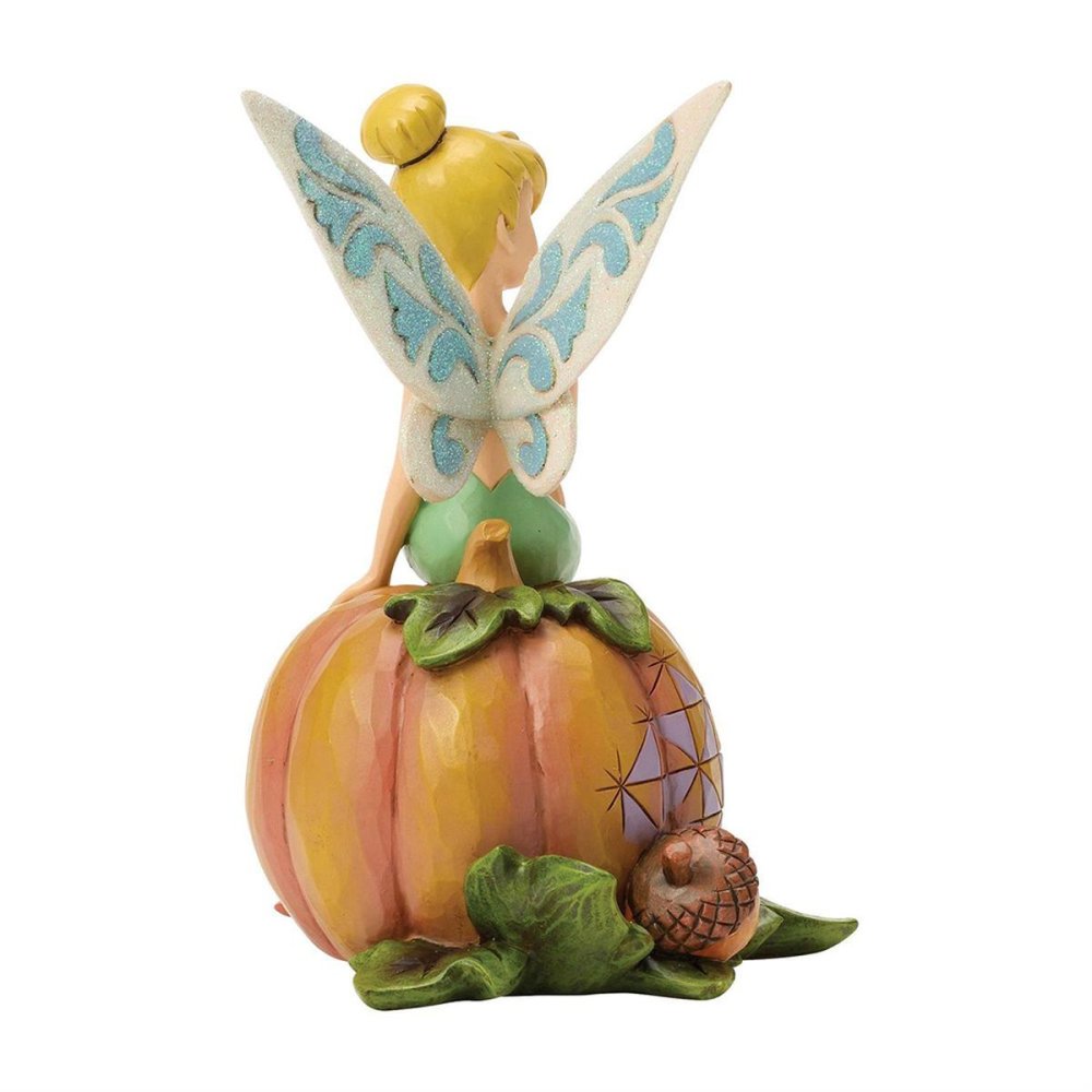 ティンカー・ベル オン パンプキン 14.6cm ピーターパン ハロウィン | ディズニー トラディションズ ジムショア グッズ フィギュア 人形 置物 彫刻 Jim Shore 正規輸入品