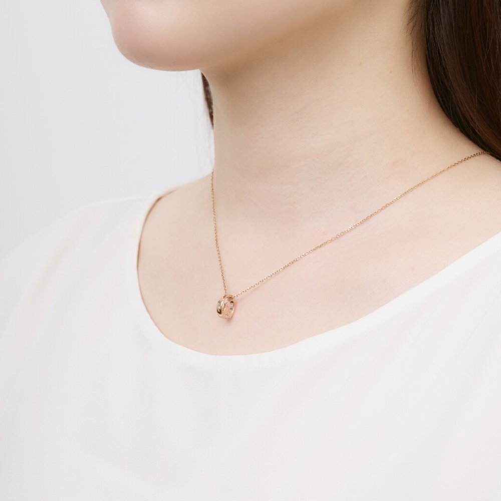 【ラッピング無料】 すみっコぐらし えびふらいのしっぽ ひょっこりリングネックレス シルバーネックレス コラボ レディース ネックレス THE KISS 公式ショップ カップル 人気 ジュエリーブランド キャラクターネックレス THEKISS F-SMGN710SVEB アニバーサリー