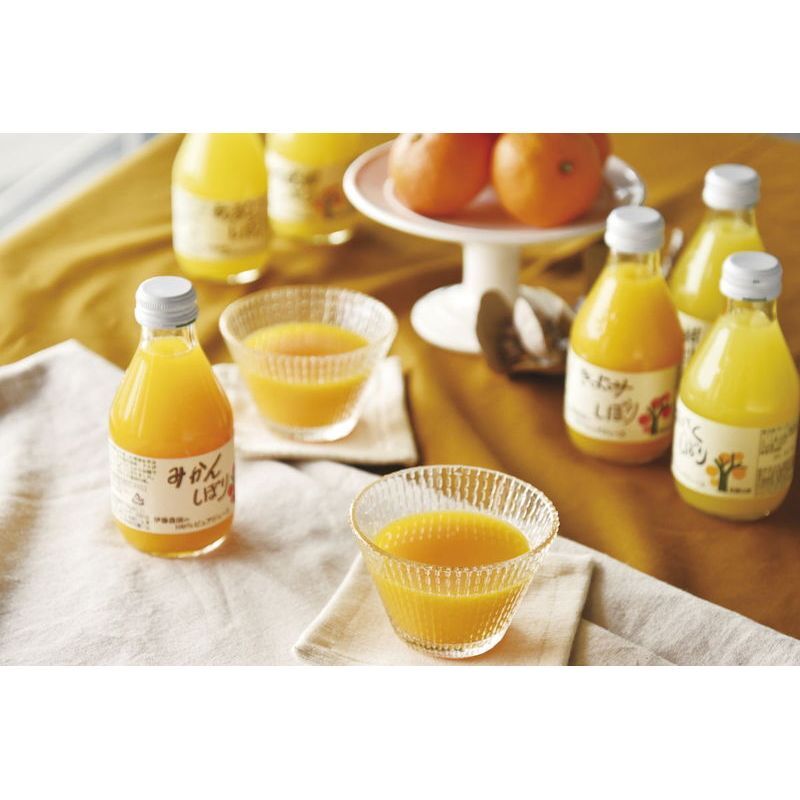 お歳暮・冬ギフト 伊藤農園 100%ピュアジュース180ml8本セット (ITO-50708g) ※送料無料(北海道・沖縄・離島への配送不可)