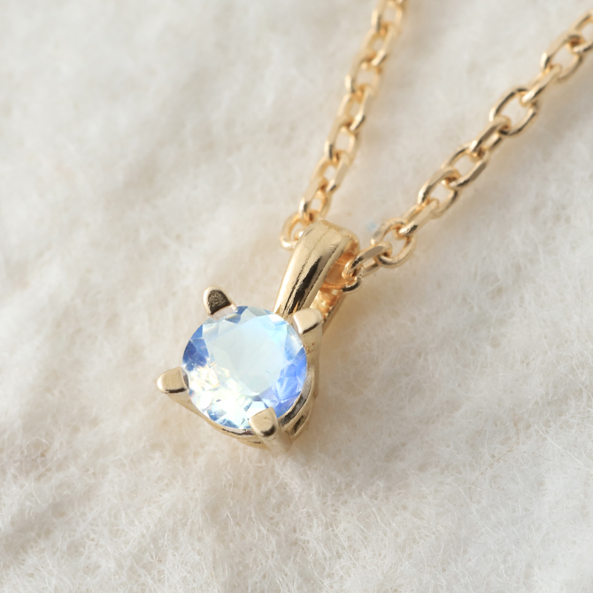 ムーンストーン ネックレス K14 ゴールド ネックレス ハワイアンジュエリー ネックレス 14K K14ゴールド 14金 イエローゴールド ピンクゴールド ホワイトゴールド 6月誕生石 一粒 ギフトラッピング可能 プレゼント ハロウィン 【品番：CG-GP501-6】