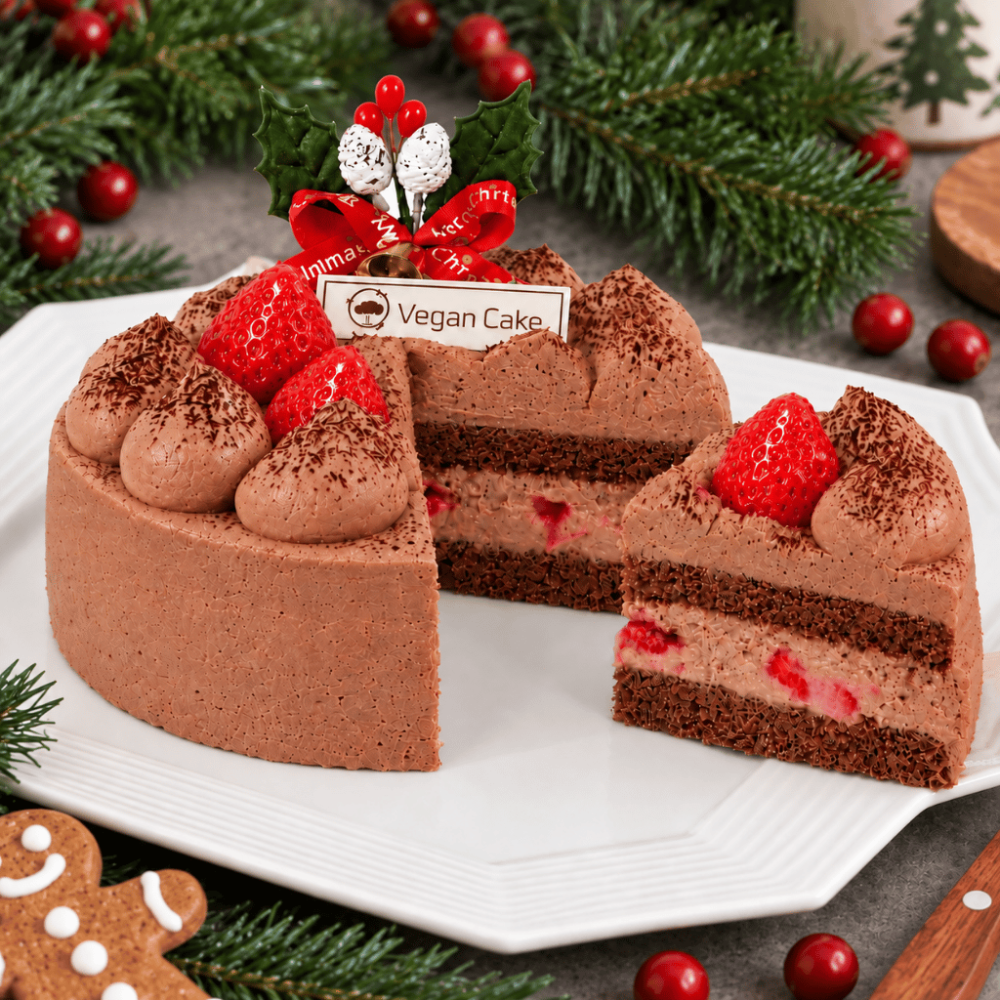 《クリスマス限定2026ver.》いちごチョコケーキ_ヴィーガン＆グルテンフリー