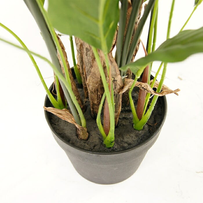 観葉植物 造花 スパティフィラム BROWN 全高約120cm 大型 フェイクグリーン 本物そっくり おしゃれ インテリア 人工観葉植物 アーティフィシャルグリーン オフィス 店舗 ホテル 開店祝い 室内 スパティフィルム フェイク