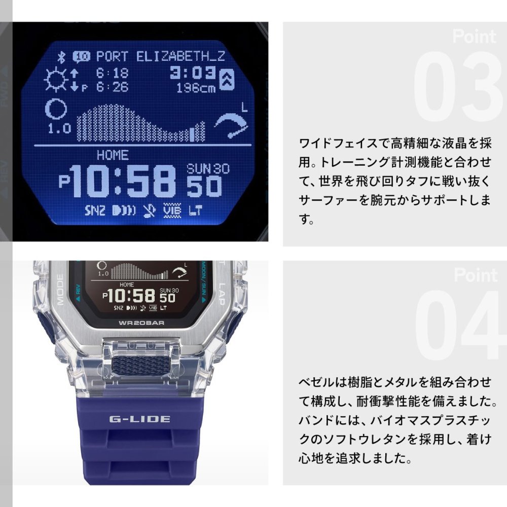 G-SHOCK カシオ G-LIDE Gショック Gライド デジタル 腕時計 メンズ CASIO GBX-100S-2JF【2025 新作】