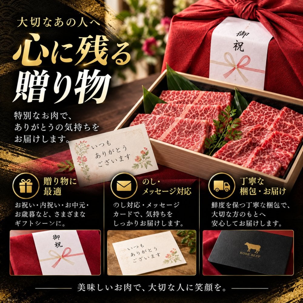 黒毛和牛 A4 A5 霜降り2種食べ比べ 800g ローススライス・特選カルビ（三角バラ） 肉ギフト