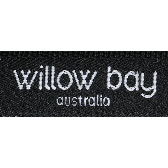 ウィローベイ ショルダーバッグ レディース ブランド WILLOWBAY ラージクロスボディバッグウィズロープ クロスボディ BLACK DENIM