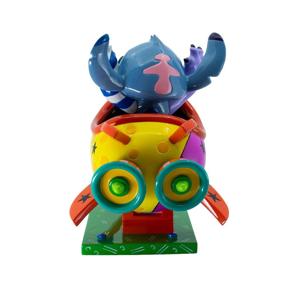 ロメロ ブリット Romero Britto ディズニー バイ ブリット Disney by Britto スティッチ ロケット シップ 置物 フィギュア 人形 6019019 リロアンドスティッチ インテリア