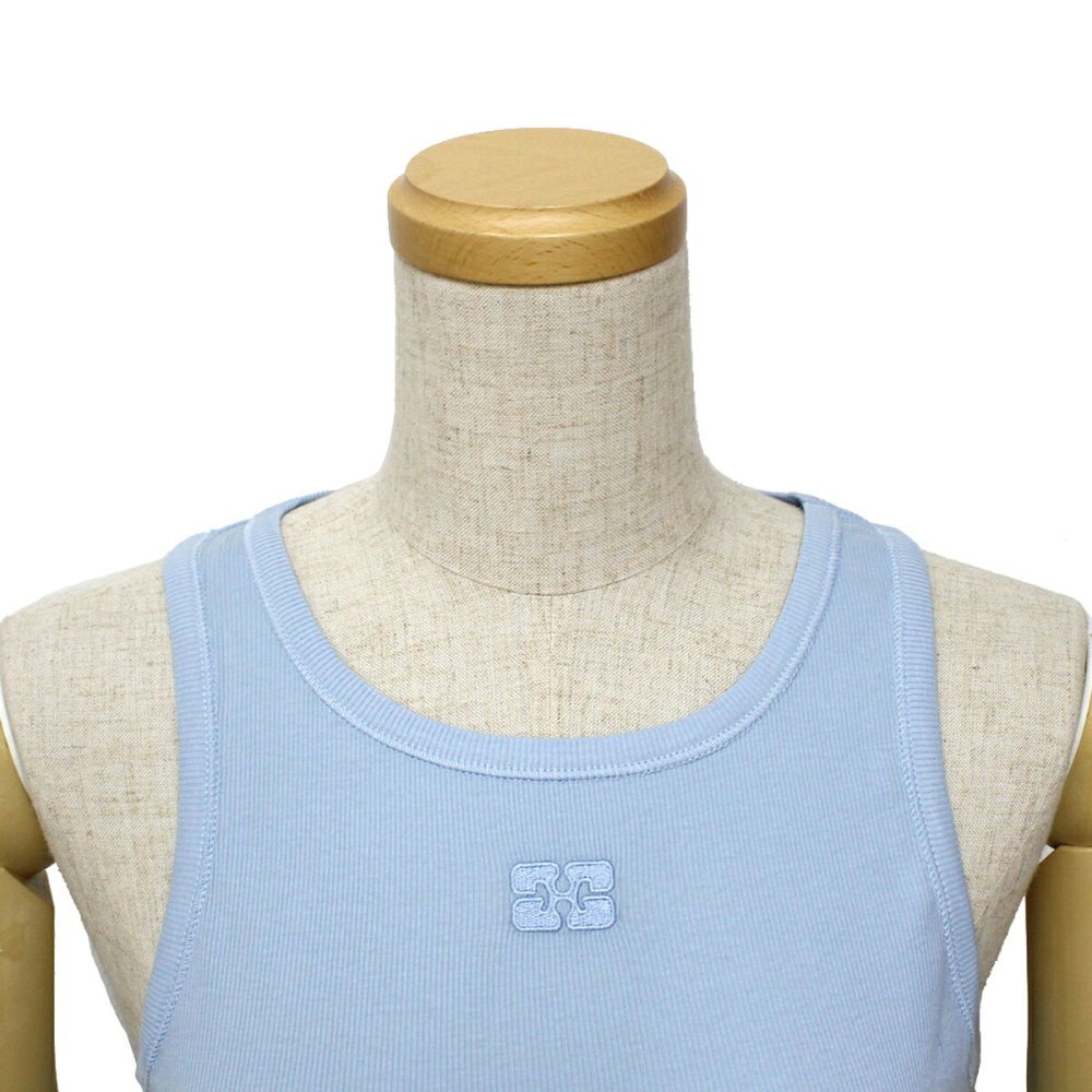ガニー GANNI トップス タンクトップ T4143-326 ウィメンズ レディース Soft Chambray ライトブルー 海外正規品