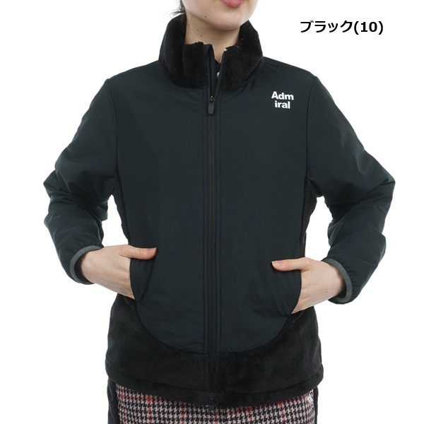 アドミラル ゴルフ レディース ボアミックス 中綿ジャケット ADMIRAL GOLF ADLA480 秋冬モデル お誕生日祝い お祝い 記念品 30代 40代 50代 60代 母の日 お母さん 還暦祝い 敬老の日 彼女 人気プレゼント プレゼント