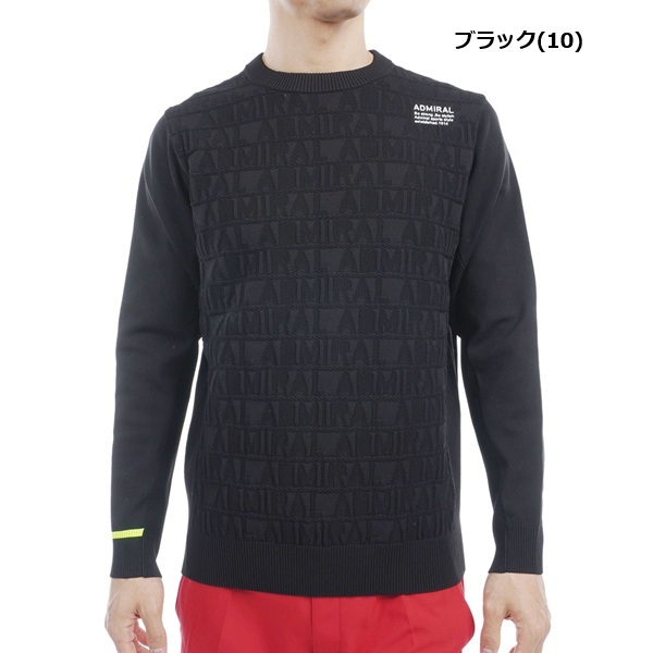 アドミラル ゴルフ メンズ ロゴジャガード タートルネックセーター ADMIRAL GOLF ADMA460 秋冬モデル お誕生日祝い お祝い 記念品 お父さん 父の日 彼氏 男性 30代 40代 50代 60代  還暦祝い 敬老の日 人気プレゼント プレゼント