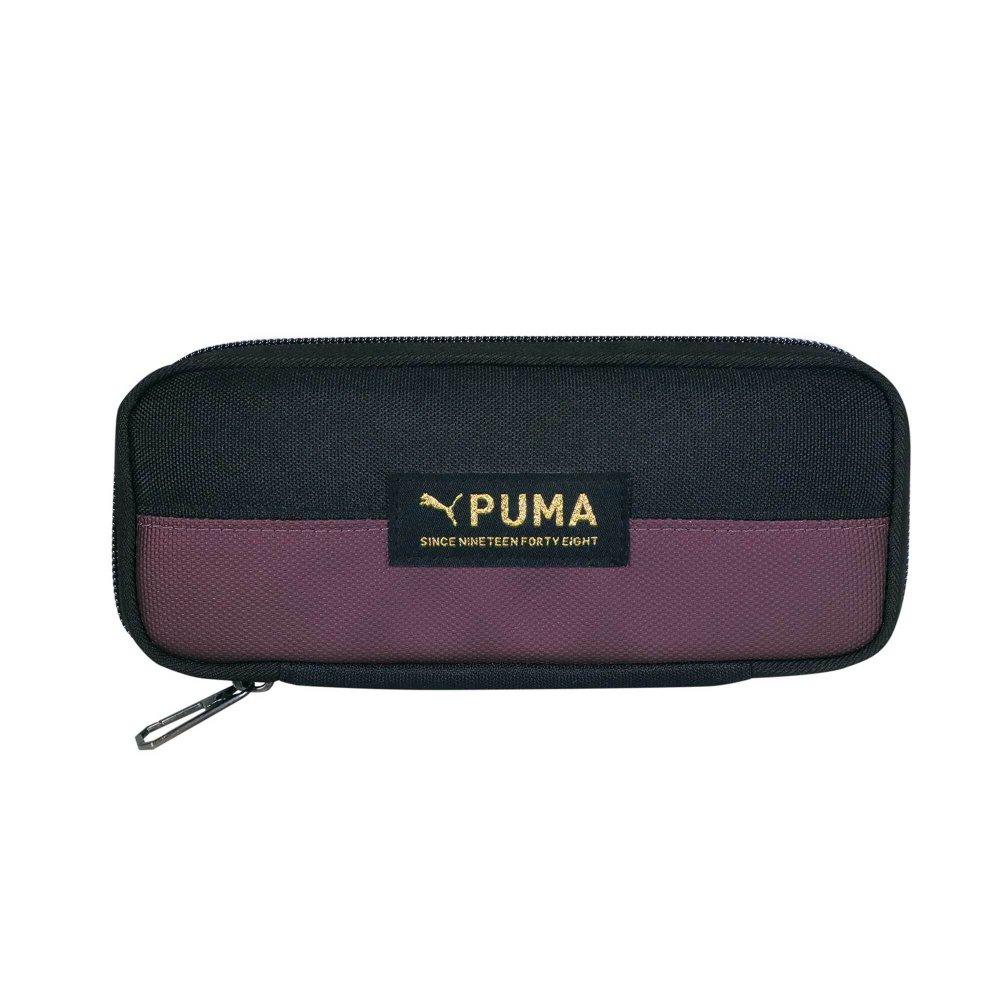 ペンケース PUMA プーマ 筆箱 男の子 男子 小学生 高学年 中学生 キッズ ジュニア 高校生 大容量 シンプル かっこいい スマホ スタンド スリム コンパクト 多機能 ペンポーチ ペンホルダー 黒 ブラック ネイビー 無地 スポーツ ブランド 布 ロゴ おしゃれ 新入学 準備 新学期