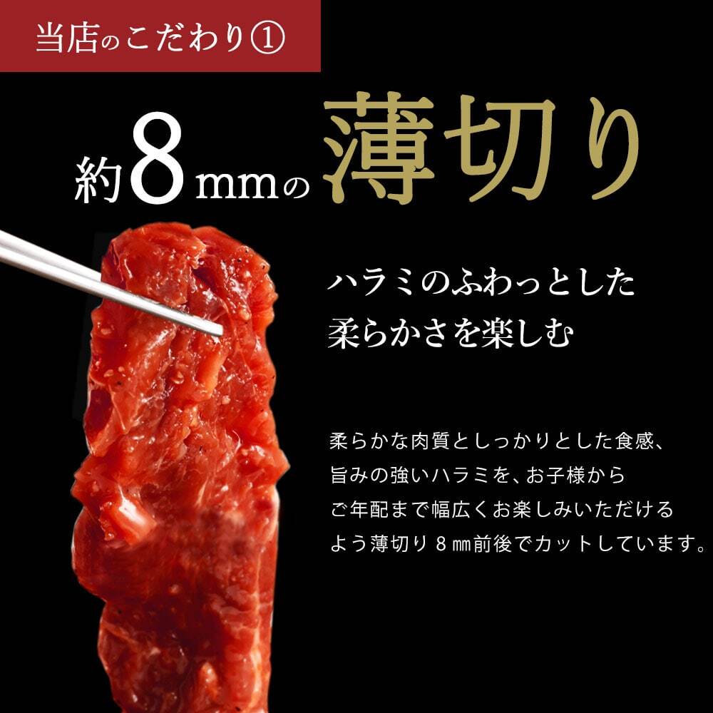 牛ハラミ(サガリ)秘伝の醤油たれ漬け300g×2～6袋