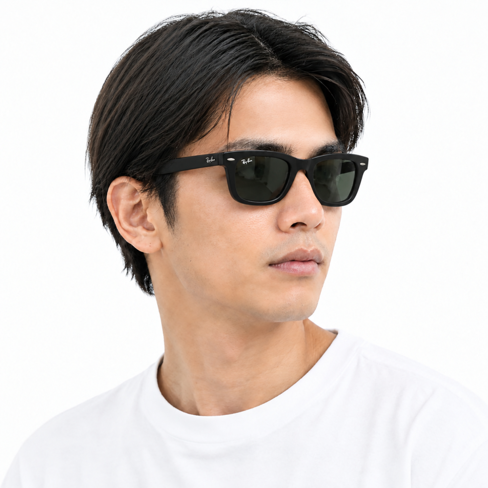 レイバン Ray-Ban サングラス 国内正規品 オリジナル ウェイファーラー 52サイズ ローブリッジフィット アジアンフィット ウェリントン スクエア型 男女兼用 メンズ レディース グリーン RB2140F 901S 52 22 150 3N 【スペシャルラッピング660円(別売り)】送別会 誕生日 お中元 結婚祝い 結婚式 高級 父の日 母の日 ホワイトデー