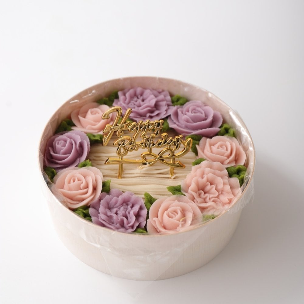 【味やお色が選べる♪】Birthdayフラワーおはぎボックス 誕生日プレゼント【誕生日ギフト】　和菓子ギフト