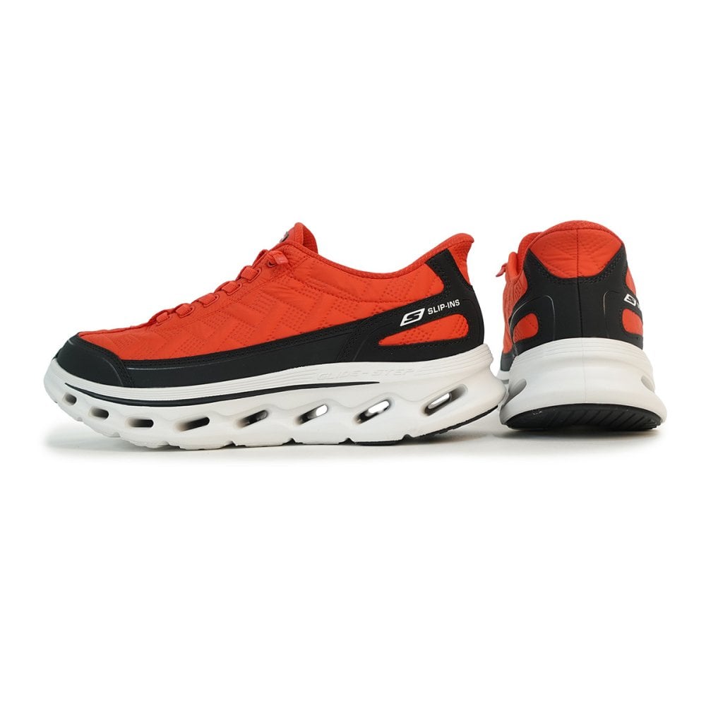 SKECHERS スケッチャーズ スニーカー スリップインズ ゴーウォーク グライドステップ 2.0 コージーフィット ウォーカー 217035 RDBK レッド/ブラック