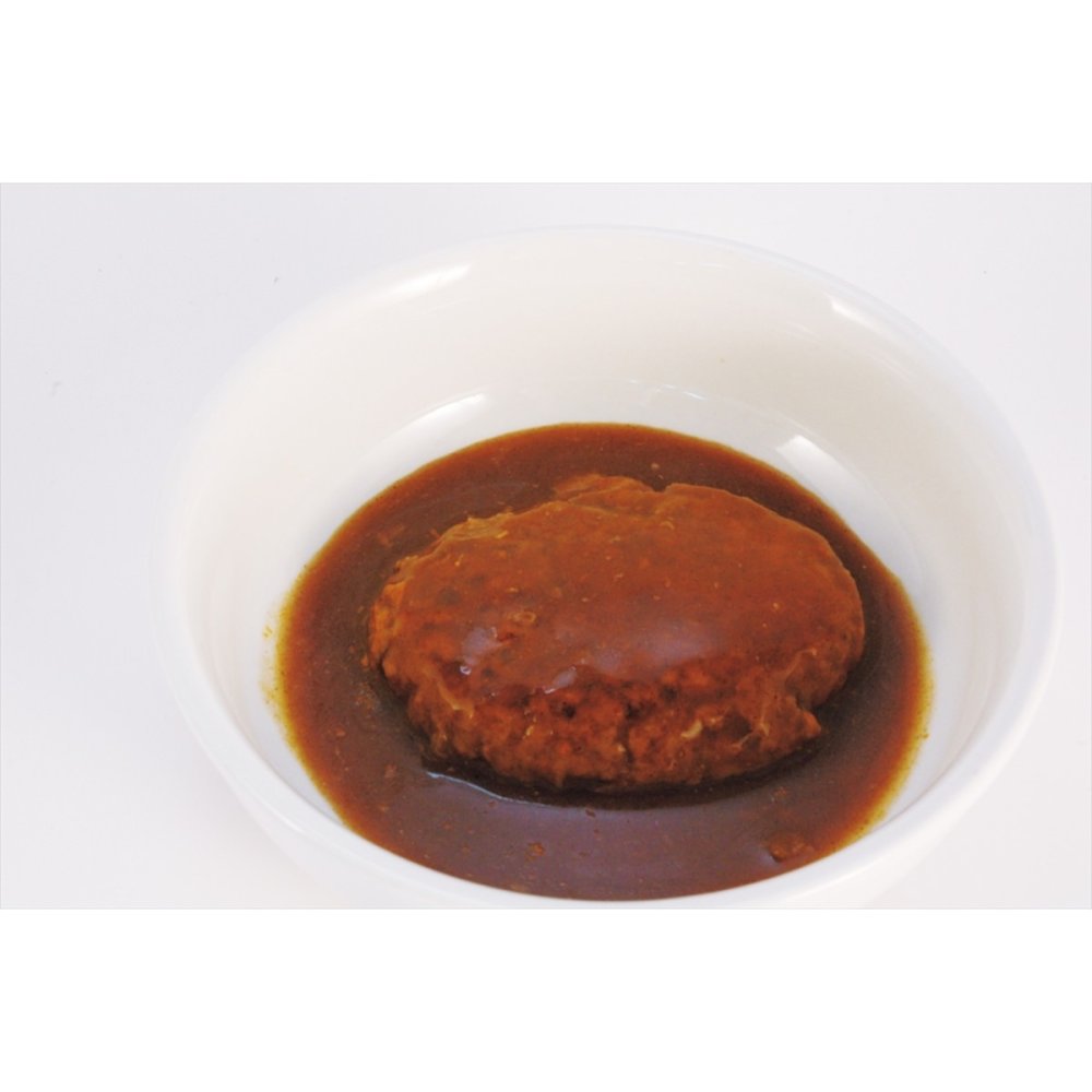UAA食品美味しい防災食 ハンバーグ煮込み 100g 50食 長期保存食 災害備蓄 デミグラスソース すぐ食べられる【北海道・沖縄県・離島 配送不可】