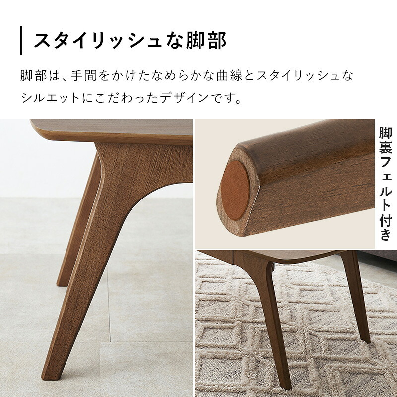 テーブル VT-7941 木目調 中棚付 収納付き センター 引出2杯付 幅110×奥行50cm デザイン性 収納力 リビング ワンルーム 1人暮らし 小物類をまとめて収納 雑誌 リモコン 天板 ゆったり 耐久性 組み立て簡単 ホワイト ブラウン 新生活