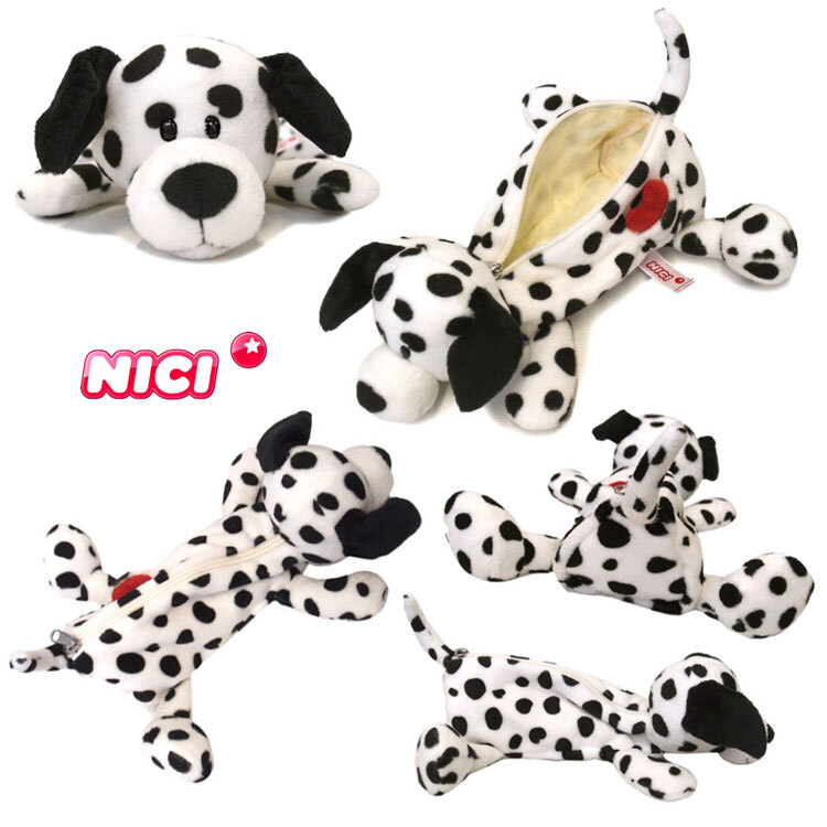  NICI ダルメシアン フィギュア ポーチ 犬 3090722 定形外 送料無料  ペンケース  ニキ 筆箱  ドッグ Dalmatian