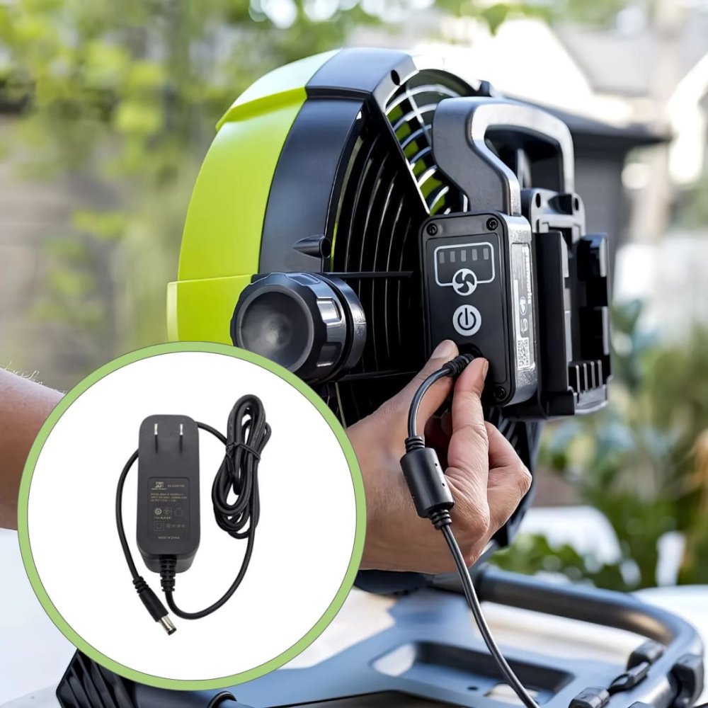【AC/DC 2WAY】Greenworks 卓上扇風機 ポータブルファン PAG401 24V ハイブリッド DCモーター 5段階風量 360°回転 吊り下げフック アウトドア キャンプ 車中泊 ガレージ ※バッテリー・充電器別売り
