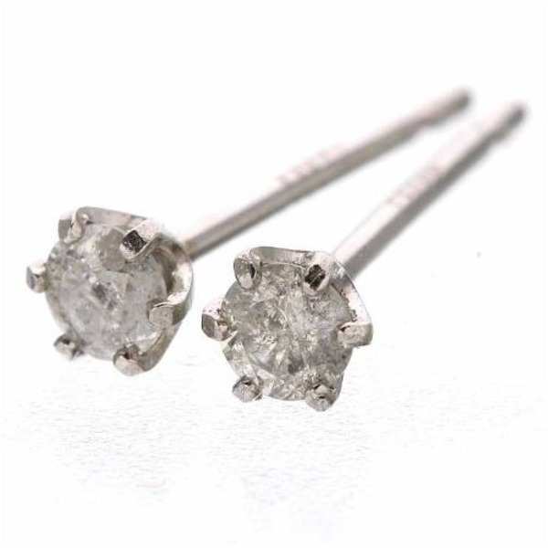 ダイヤモンドピアス プラチナ Pt900 K18 ゴールド 0.1ct レディース ジュエリー シンプル 一粒 18金 イエローゴールド ピンクゴールド ペア ギフト プレゼント アクセサリー