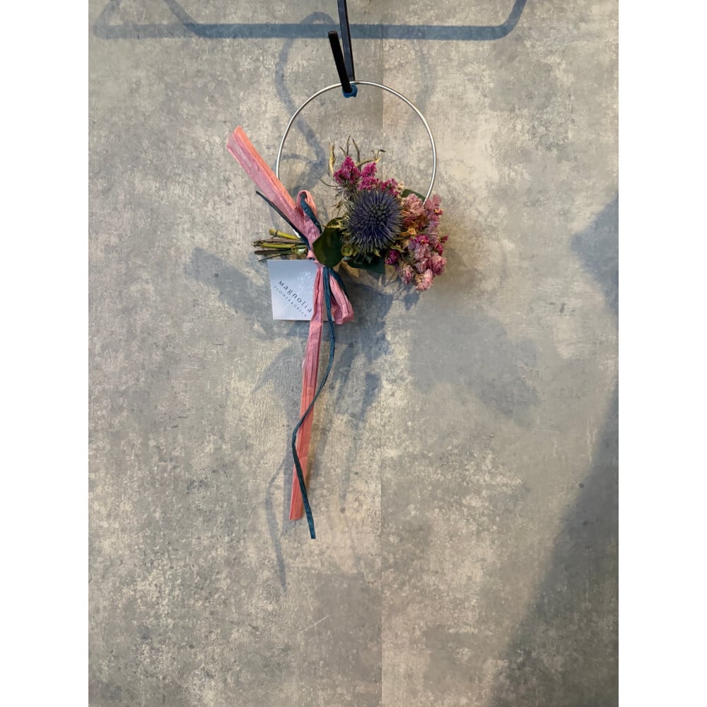 HOOP BOUQUET ドライフラワー  インテリア ギフト プレゼント 誕生日 記念日  母の日 父の日