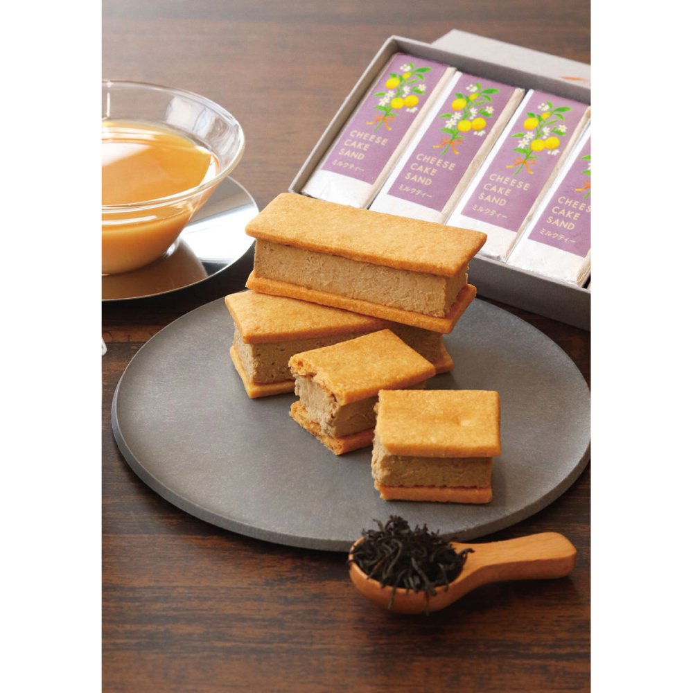 武蔵野茶房 チーズケーキサンド ミルクティー ギフト 6個入 計2箱 スイーツ 個包装 チーズケーキ 冷凍 デザート お茶菓子