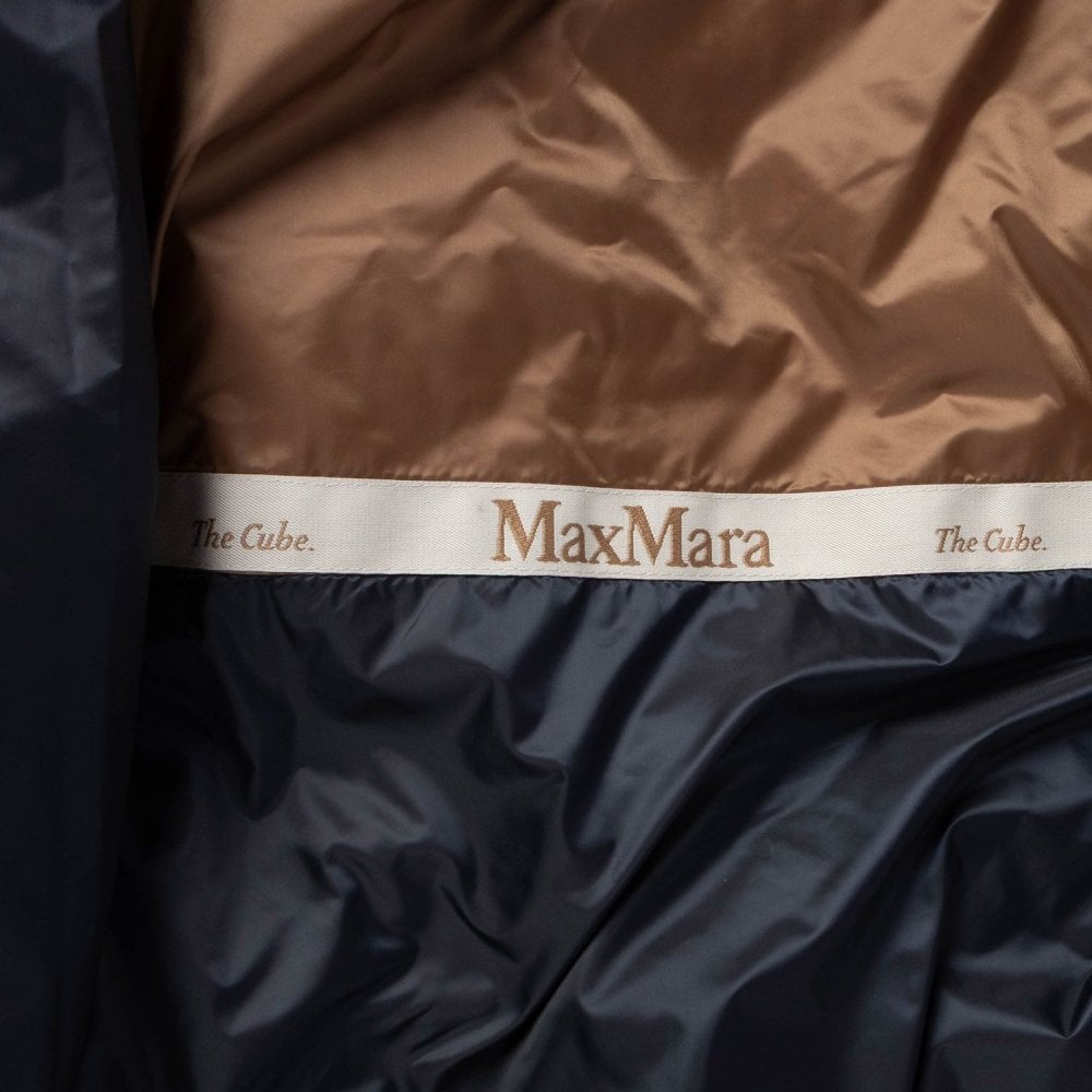 マックスマーラ Max Mara THE CUBE ザ キューブ SEIA Roomy puffer jacket in water repellent plain セイA テクニカル キャンバス ダウンジャケット 2629486085600 レディース アウター