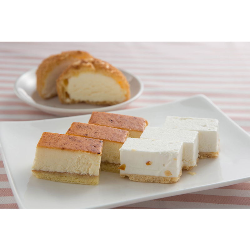 乳蔵 「乳蔵」ミルクシューと2つのケーキ (440298) [お中元][お歳暮] ※送料無料(北海道・沖縄・離島への配送不可)