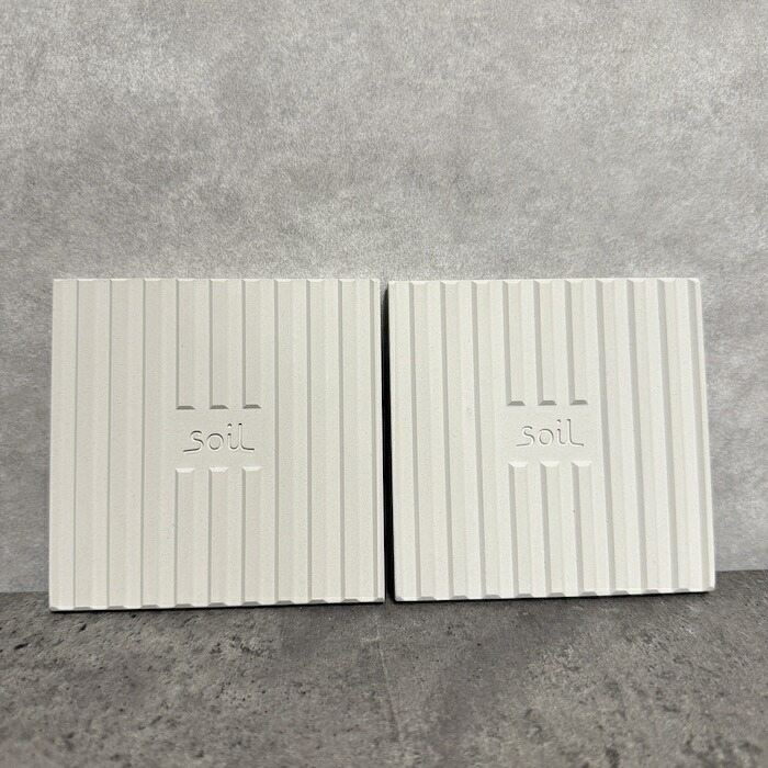 soil DRYING BOARD 2枚入り ワイングラス コップ 水切り 珪藻土 自然素材 高い吸水性 キッチン用品 おしゃれ 日本製