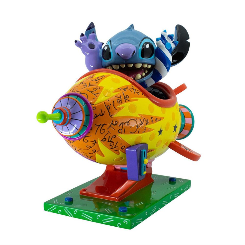 ロメロ ブリット Romero Britto ディズニー バイ ブリット Disney by Britto スティッチ ロケット シップ 置物 フィギュア 人形 6019019 リロアンドスティッチ インテリア