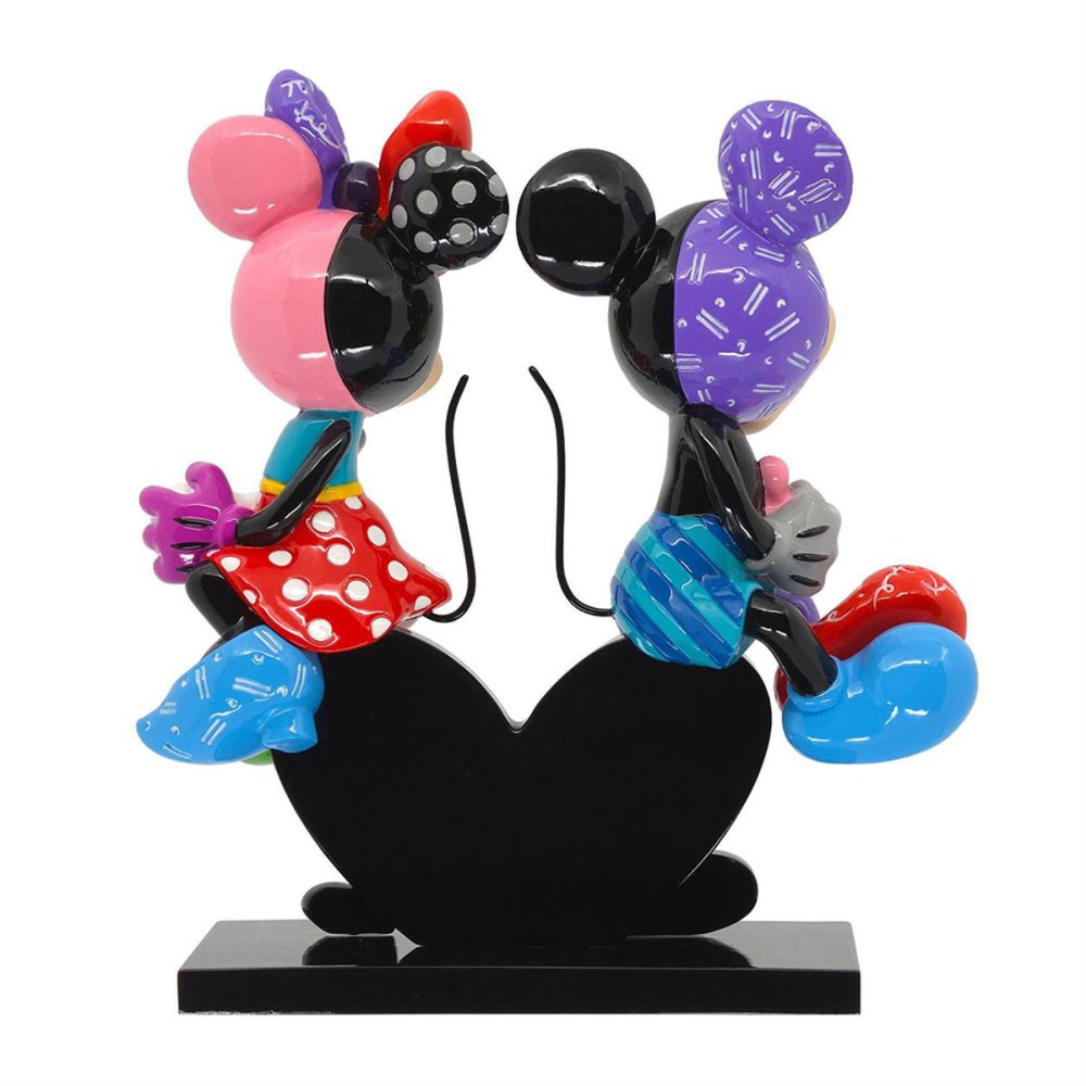 ロメロ ブリット Romero Britto ディズニー バイ ブリット Disney by Britto ミッキー＆ミニー オン ハート 置物 フィギュア 人形 6020358 ミッキーマウス ミニーちゃん インテリア