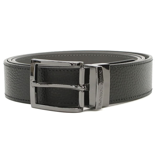 EMPORIO ARMANI エンポリオアルマーニ ベルト Y4S195 YLO8J 80740 ブラック NERO-GRIGIO