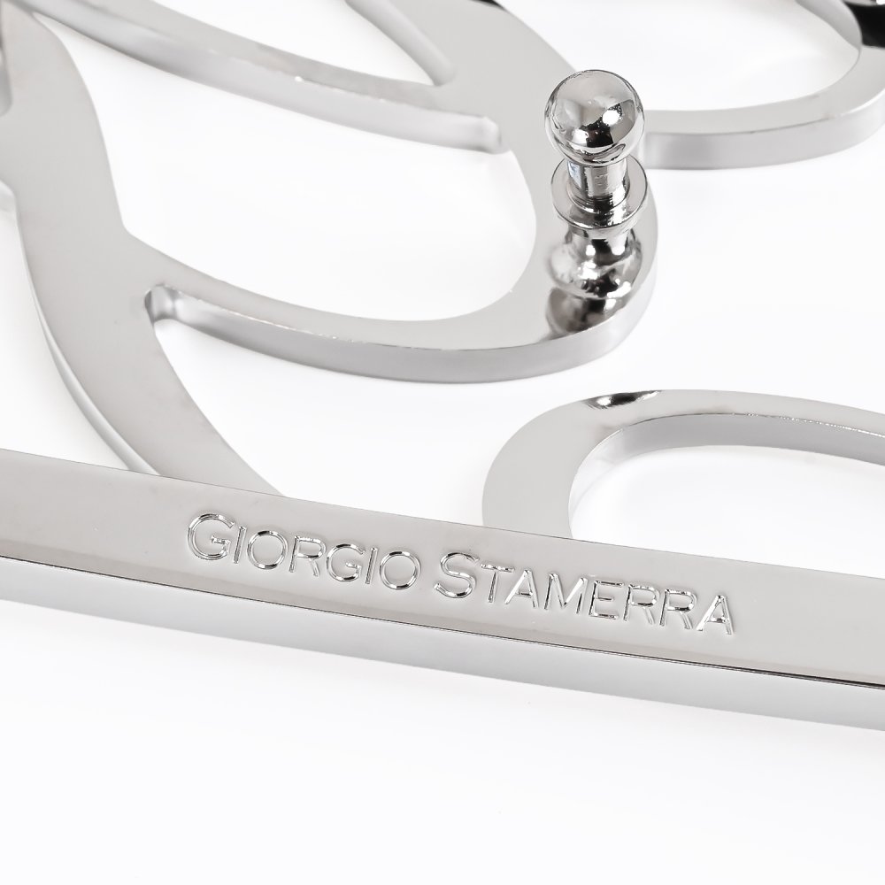 ジョルジオスタメッラ GIORGIO STAMERRA バックルのみ トップ式バックル Gロゴバックル メンズ ブラス100% アルチェ用 幅3.5cm用 FBM GLB1 35 シルバー 送別会 誕生日 お中元 結婚祝い 結婚式 高級 父の日 母の日 ホワイトデー