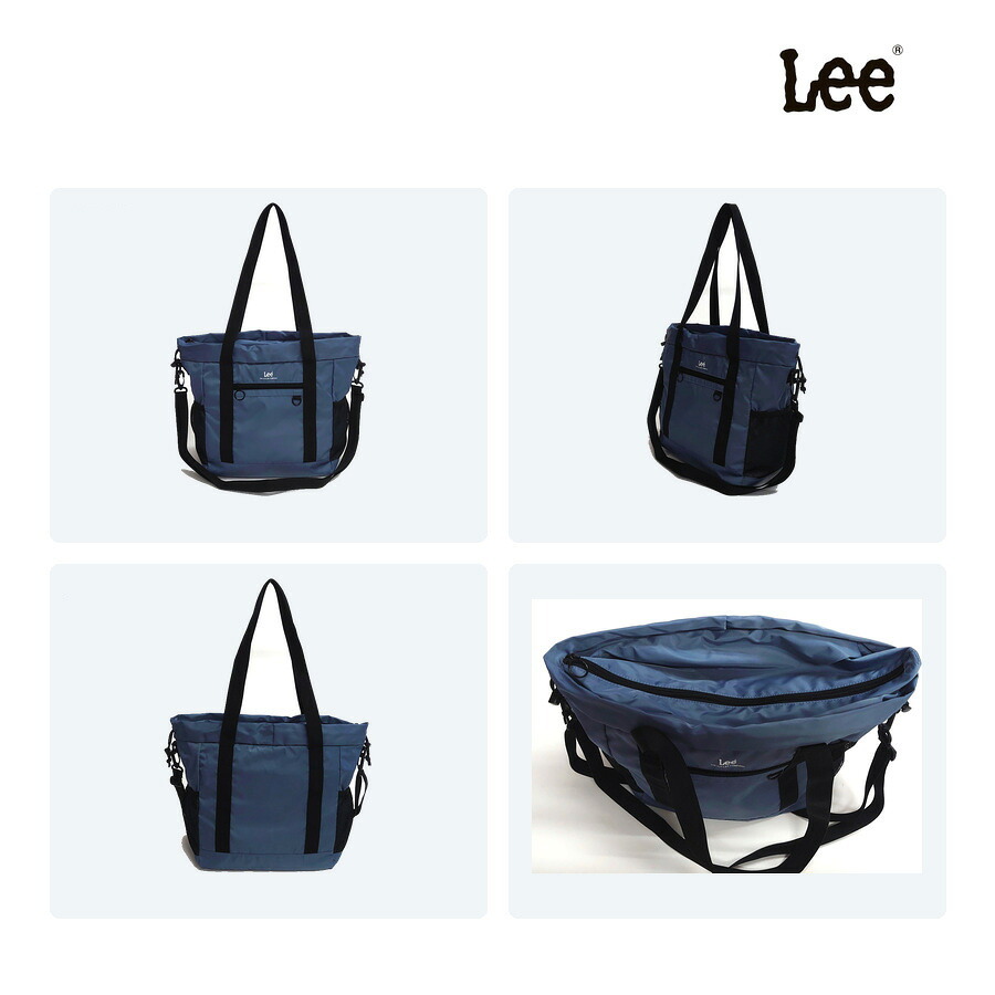 Lee リー トートバッグ トート 手持ち 大容量 かばん 鞄 カバン バッグ バック 普段使い 使いやすい レディース メンズ ギフト プレゼント ブラック 320-3780