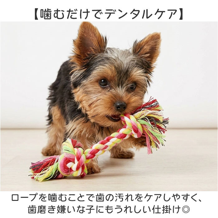 犬 おもちゃ 10個セット 通販 コットンロープ デンタルケア 運動不足解消 引っ張り合い 一人遊び 投げて遊ぶ 水洗い可能 耐久性抜群 噛むおもちゃ 室内屋外兼用 多頭飼い ペット用おもちゃ 安全素材 ストレス発散 小型犬