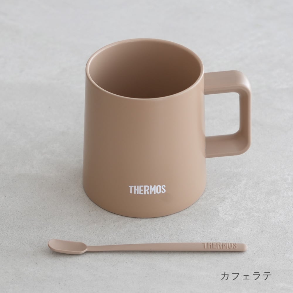 【結婚式 電報 ギフト】名入れ　サーモス真空断熱マグカップ cafe life　ペアセット　 誕生日 記念日 誕生祝い 名入れ 名前入り 結婚祝い 保冷 保温 ステンレス 魔法びん THERMOS タンブラー コップ　コーヒー プレゼント ギフト 贈り物