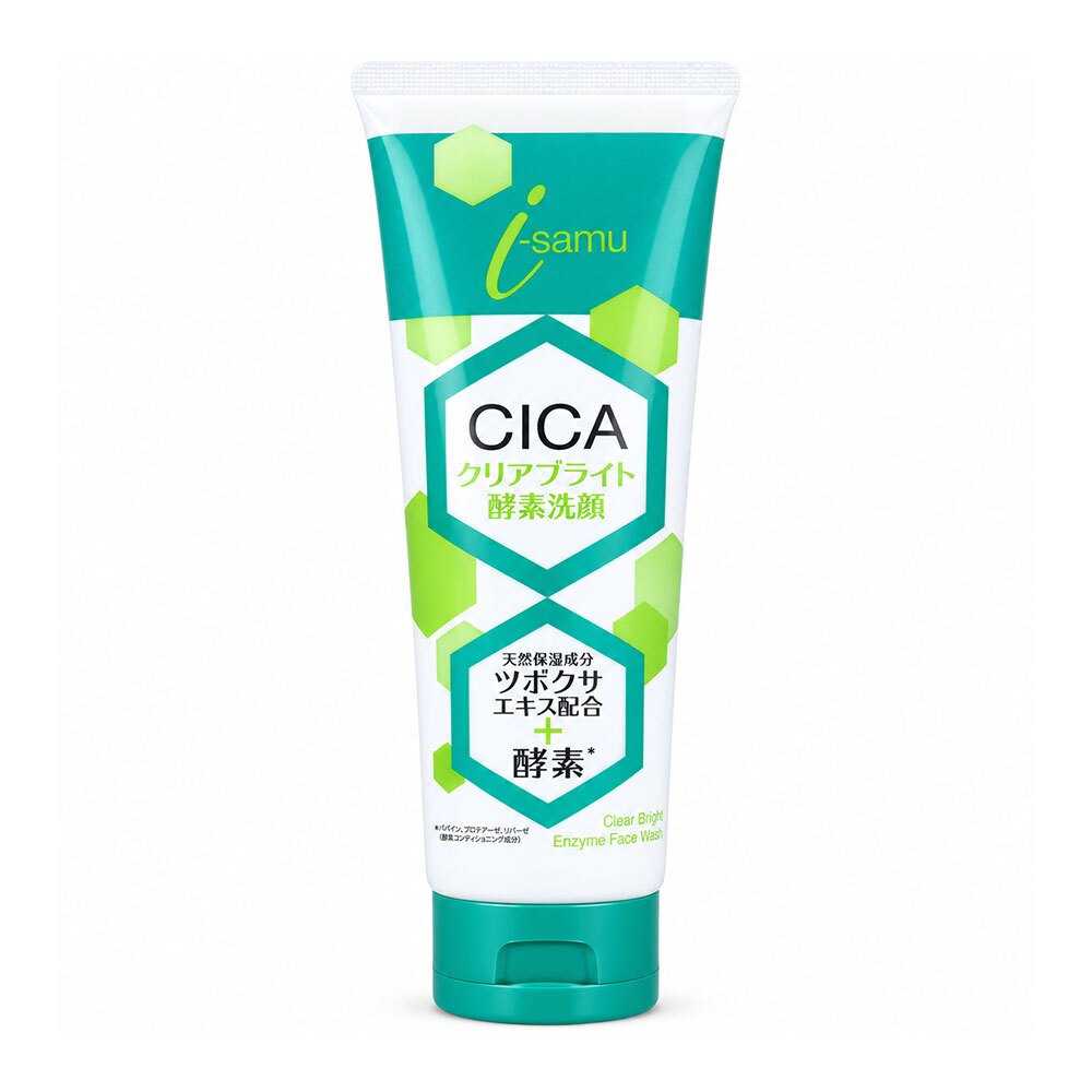 CICAクリアブライト酵素洗顔 150g / CICA 酵素洗顔 洗顔フォーム ツボクサエキス 3種の酵素 毛穴ケア 黒ずみ 角質 皮脂汚れ 濃密泡 保湿 肌荒れ予防 シトラス / CICA×3種の酵素で毛穴汚れや古い角質をすっきり洗浄